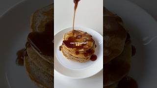 pumpkin pancakes 🧡 morningroutine aesthetic breakfastideas thatgirl minivlog productiveday [upl. by Llewellyn]