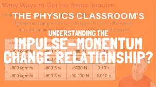 ImpulseMomentum Change Relationship [upl. by Ahsekam]