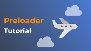 How to create a CSS Preloader Animation With Javascript Tutorial  Javascript Preloader Tutorial [upl. by Retrop940]