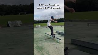 One of my favourite skateparks pov diy skateboard viralvideo subscribe [upl. by Ninehc]