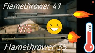 Flamethrower 41 vs Flamethrower 35 Enlisted [upl. by Carlisle]