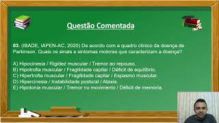 Questões Comentadas Testes Ortopédicos Alzheimer Parkinson e Ultrassom [upl. by Aryas]