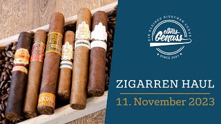 Der Humidor läuft endgültig über  Zigarren Haul vom 11 November 2023 [upl. by Smaoht830]