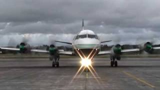 Lockheed Electra start up [upl. by Atterg]