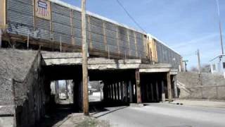 NS into Youngtown Yard Louisville KY 032009 [upl. by Adehsar]