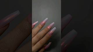 💗✨Part 2 How about adding the Aurora shine to the Baby Boomer Nails varnail nails nailinspo [upl. by Ydisahc]