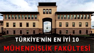 TÜRKİYENİN EN İYİ 10 MÜHENDİSLİK FAKÜLTESİ en iyi mühendislikler [upl. by Awram]