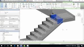 Revit Structure  Structural Stairs With Reinforcement [upl. by Letnwahs87]