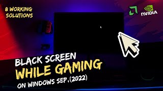 How To Fix Screen Going Black While Gaming  BlackScreen While Gaming 2023 [upl. by Reggi494]