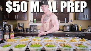 BULKING ON 50 A WEEK  Meal Prep On A Budget [upl. by Olympe133]