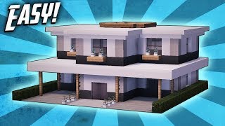 Minecraft How To Build A Large Modern House Tutorial 28 [upl. by Conti]