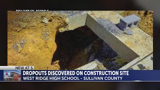 Two dropouts discovered at West Ridge High School construction site [upl. by Henrik]