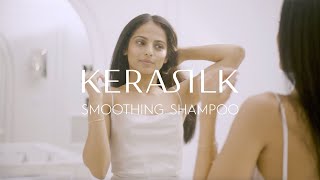 Smoothing Shampoo for Frizzy Hair  KERASILK [upl. by Kcirtapnaes]