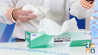 Kimtech 34256 Kimwipes XL Delicate Task Wipers [upl. by Annahoj]