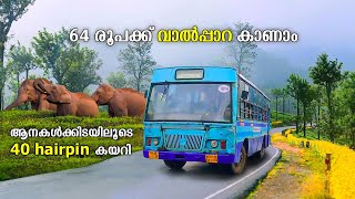 64 രൂപക്ക് വാൽപ്പാറ കാണാം  KSRTC BUS TRIP  Tnstc Valparai Trip  Pollachi To Valparai  free20 [upl. by Devland]