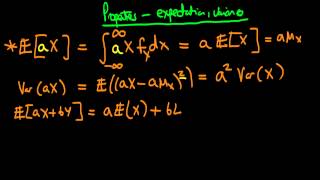 Expectations and Variance properties [upl. by Warp]