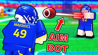 If Football Fusion had QB AIMBOT Roblox Football Legends [upl. by Kylie]