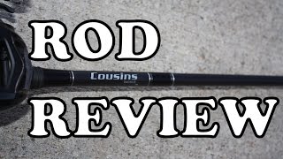 Cousins IM8 Graphite Series Casting Rod Review On The Water Footage [upl. by Meihar]