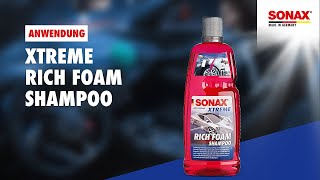 Anwendung SONAX XTREME RichFoam Shampoo [upl. by Wein]