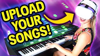 How to Upload Your MIDI Songs to Play VR Piano with PianoVision [upl. by Devland]