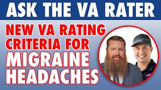 BRAND NEW VA Rating for Migraine Headaches 2023 UPDATE [upl. by Nared]