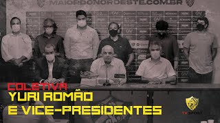 Coletiva do Presidente Yuri Romão e demais VPs sobre o planejamento 2022 [upl. by Servetnick444]