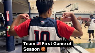 INSANE 4 3 POINTERS IN A ROW TEAM USA RUN VLOG [upl. by Apur]