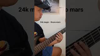 24k magic bass cover [upl. by Olracnaig]