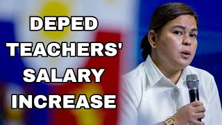 DEPED TEACHERS SALARY INCREASE UPDATE [upl. by Olympium665]