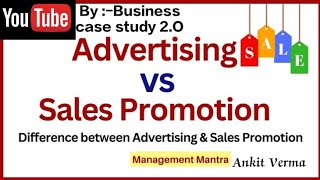 AnkitvermaFMS advertising vs sales promotion in marketing by ankit verma [upl. by Kalagher]