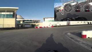 Karting at Al Forsan Raceway in Abu Dhabi regular kart [upl. by Oznarol]