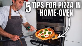 5 Pro Tips for Cooking Pizza in a Home Oven [upl. by Clyte]