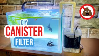 🔥⚒️ DIY Canister Filter How to Make a Canister Filter for Your Aquarium 💧🐠 [upl. by Aenat]