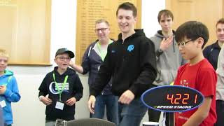 Rubiks Cube World Record  422 seconds [upl. by Dehsar]