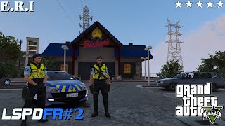 GTA 5 IMMERSION AVEC LA BRIGADE ERI DE LA GENDARMERIE  MEGANE RS  LSPDFR 2 [upl. by Nikolia]