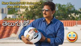 Steelbird SBA1 HF HandsFREE Helmet Review in Telugu [upl. by Raf]