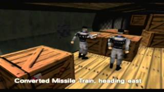 Lets Play Goldeneye 007 with Enemy Rockets  Train [upl. by Illoh]