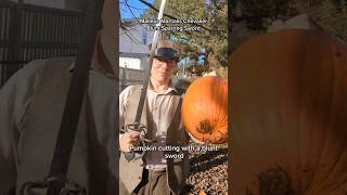 Cutting a Pumpkin with a Blunt Sword [upl. by Ignacio]