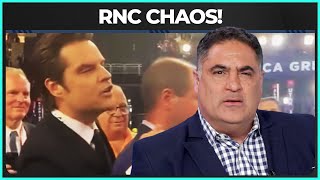 Matt Gaetz TAUNTS Kevin McCarthy During Interview At RNC [upl. by Yelyab]