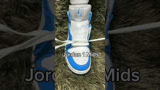 how to lace Jordan 1 Mid💪🏾🌟jordan1 lace [upl. by Droflim277]