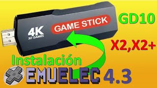 Como instalar EmuELEC 43 en una Game Stick GD10 X2 X2 [upl. by Bernj]