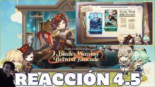 ¡SE VIENEN CHIORI KAZUHA Y NEUVILLETTE  REACCIÓN AL PROGRAMA ESPECIAL DE LA 45  Genshin Impact [upl. by Aneeuqahs]