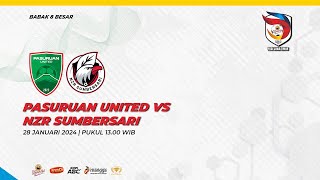 PASURUAN UNITED VS NZR SUMBERSARI [upl. by Ahsiakal]