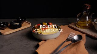 Polenta con verduras asadas [upl. by Lilahk]