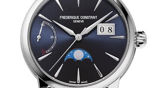 Genève Watch Days ‘23 Frederique Constant Classic Moonphase Grand Date Power Reserve [upl. by Euqnom523]