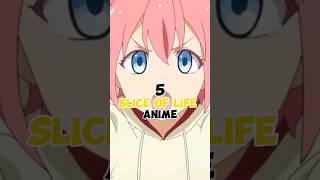 5 recommendations slice of life anime anime animerecommendation short [upl. by Yelyk]