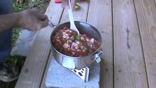 Cooking Lunch on the Trangia  Part 2 [upl. by Alyag]