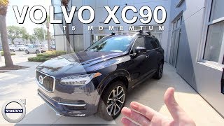 New 2019 Volvo XC90 T5 Momentum  Is it the Best Priced Luxury SUV  In Depth Review  Charleston [upl. by Jobyna]