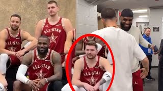 Nikola Jokic and Team WEST Pregame Handshakes and Photo Shooting  Nba All Star game 2024 [upl. by Lejna]