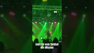 Emre Fel  veda türküsü dön dünya bolu konser usa keşfet shortvideo turkey shorts music [upl. by Atnuahsal258]